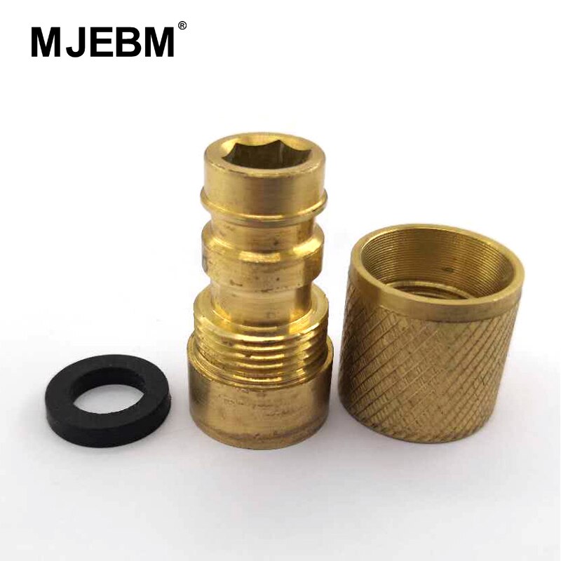 All bronze Faucet Adapter Hose Fittings Quick Connector Kitchen Faucet Garden Hose Washing Machine Water Tap Hose Garden Tool Ad