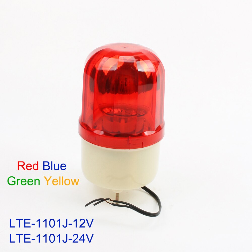 DC12V 24V Rood Geel Groen Blauw Zwaailamp Lamp Waarschuwingslampje Baken Voor Industriële LTE-1101J Verlichting Met Zoemer