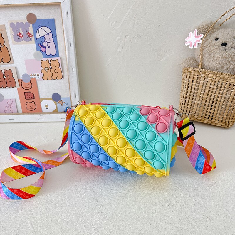 2022 kawaii-umhängetaschen, stressabbau-schultertaschen für damen, lässige tragbare taschen, hüfttaschen für mädchen