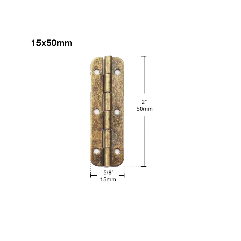 10 Stück Metallscharnier für Haus Miniatur Schrank Möbelbeschlag Home Hardware Mini verlängert Antik Messing Bronze Schmuck: Dunkelgrün