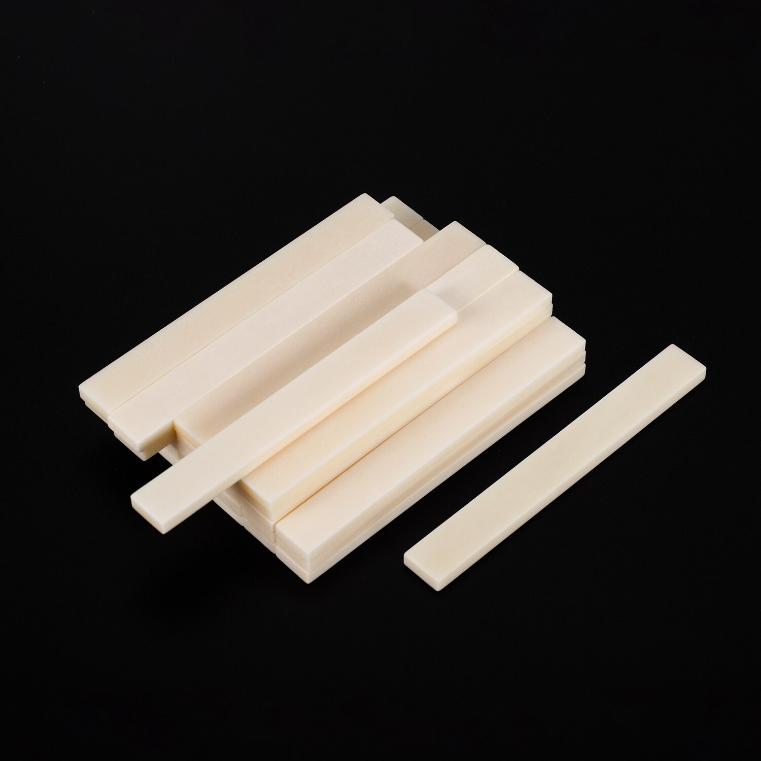 Acoustic Guitar Long Bone Nut Saddle Blanks For C.F. Martin Guitar Natural Buffallo Bone Nut Blanks 90*4*11mm