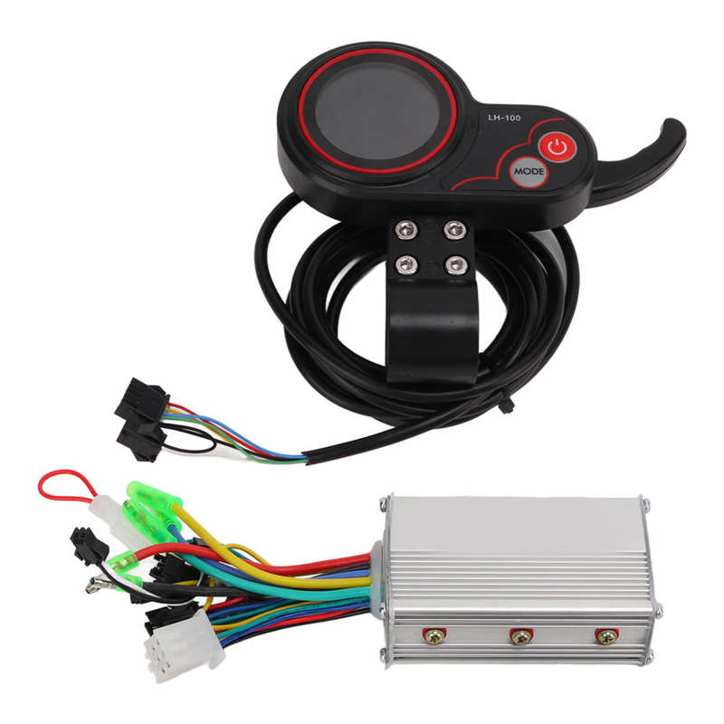 36V 48V 350W Electric Bicycle Brushless Controller Kit, Brushless Motor Controller With LCD Display Throttle For 22.5mm Handlebar 36V 48V 350W Electric Bicycle Brushless Controller Kit, Brushless Motor Controller With LCD Display Throttle For 22.5mm Handlebar