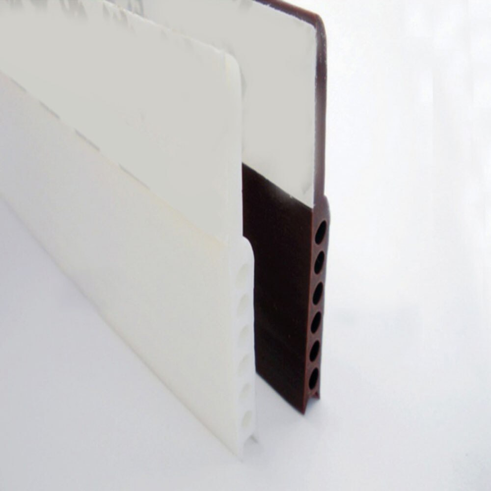 45Mm Deur Bodem Weer Strippen Siliconen Rubber Afdichting Sweep Strip Winddicht