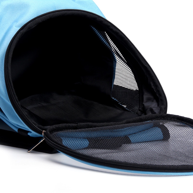 Bolsa portadora de Gato portátil para perros, malla transpirable, para viajes al aire libre, mascotas, mochila de doble hombro para perros pequeños