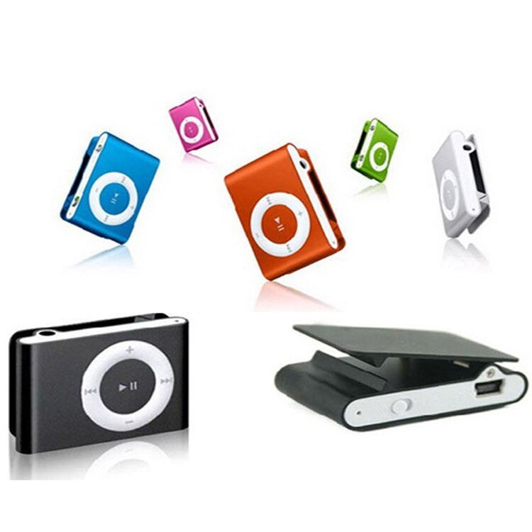 SeenDa Portable Mini Clip MP3 Muziekspeler USB MP3 Player Ondersteuning Micro TF Card Slot Snoep Kleuren Spiegel Sport MP3 speler