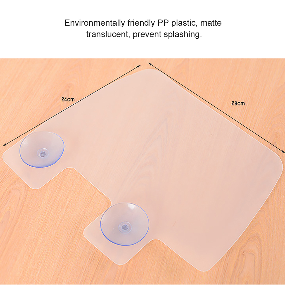 Water Splash Guard Sucker Splash Water Anti-water Baffle Pool Board Sink Shelf Washing Dish Vegetable Board Kitchen Gadgets