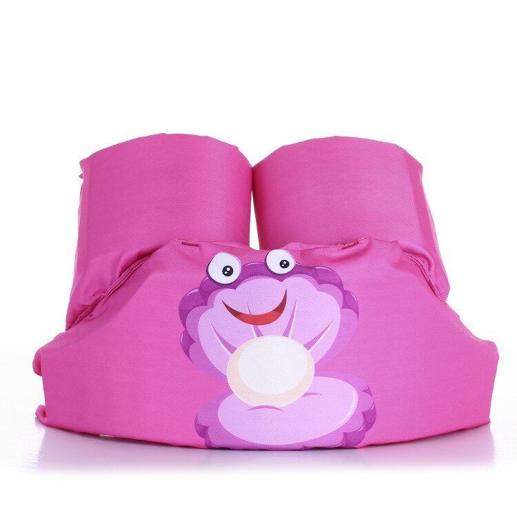 Sommer Bad Spielzeug Cartoon Einhorn Leben Jacke Sicherheit Weste Puddle Krabben Delphin Flamingo Bär Panda Hai Schwimmen Fisch für Kid baby: seashell