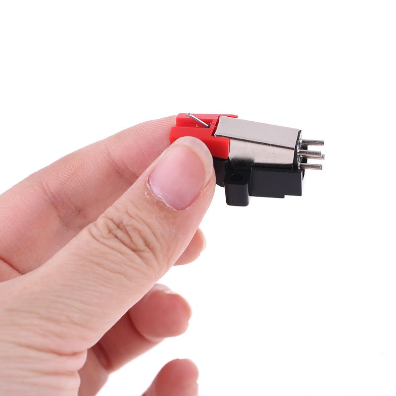 Phonograph Turntable Dual Moving Magnet Stereo Vinyl Record Player Stylus Needle