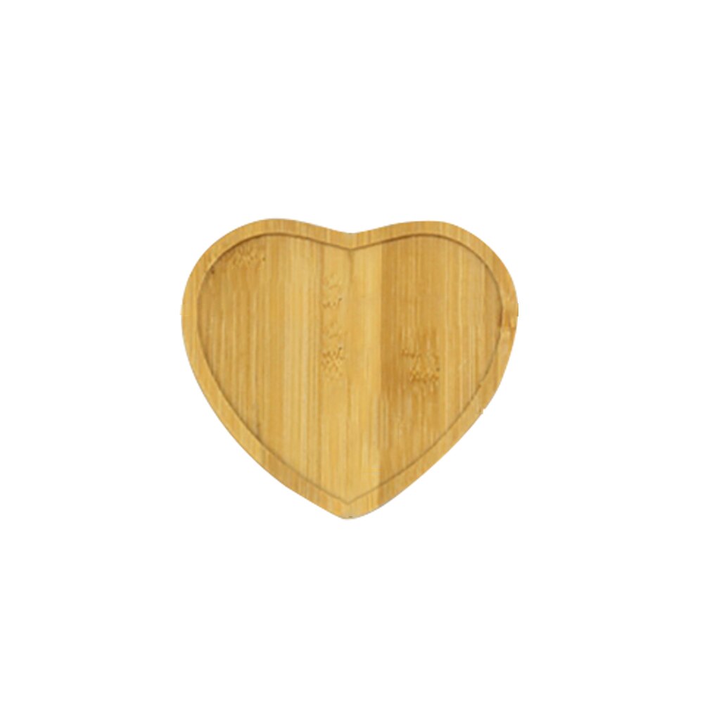 Posavasos de mosaico, materiales creativos de madera Natural, cuadrado, redondo, forma de corazón de madera, accesorios de posavasos