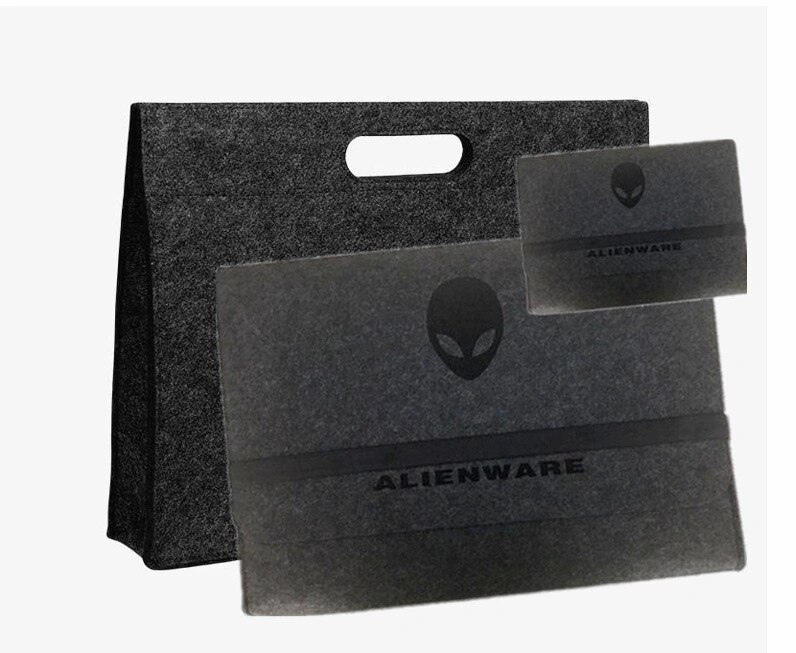 Felt Bag for Alienware M18 X15 M15 X17 R1 R2 M17 R4 Area-51M 15.6 17.3 18.4 inch Laptop Handbag Liner Sleeve Power Pack