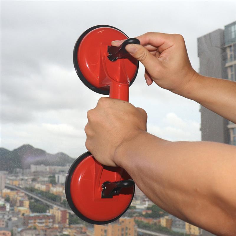 Industrial Grade Ceramic Glass Suction Cup anti-scratch Double Claw Round Rubber Suction Cup Aluminum Alloy Household