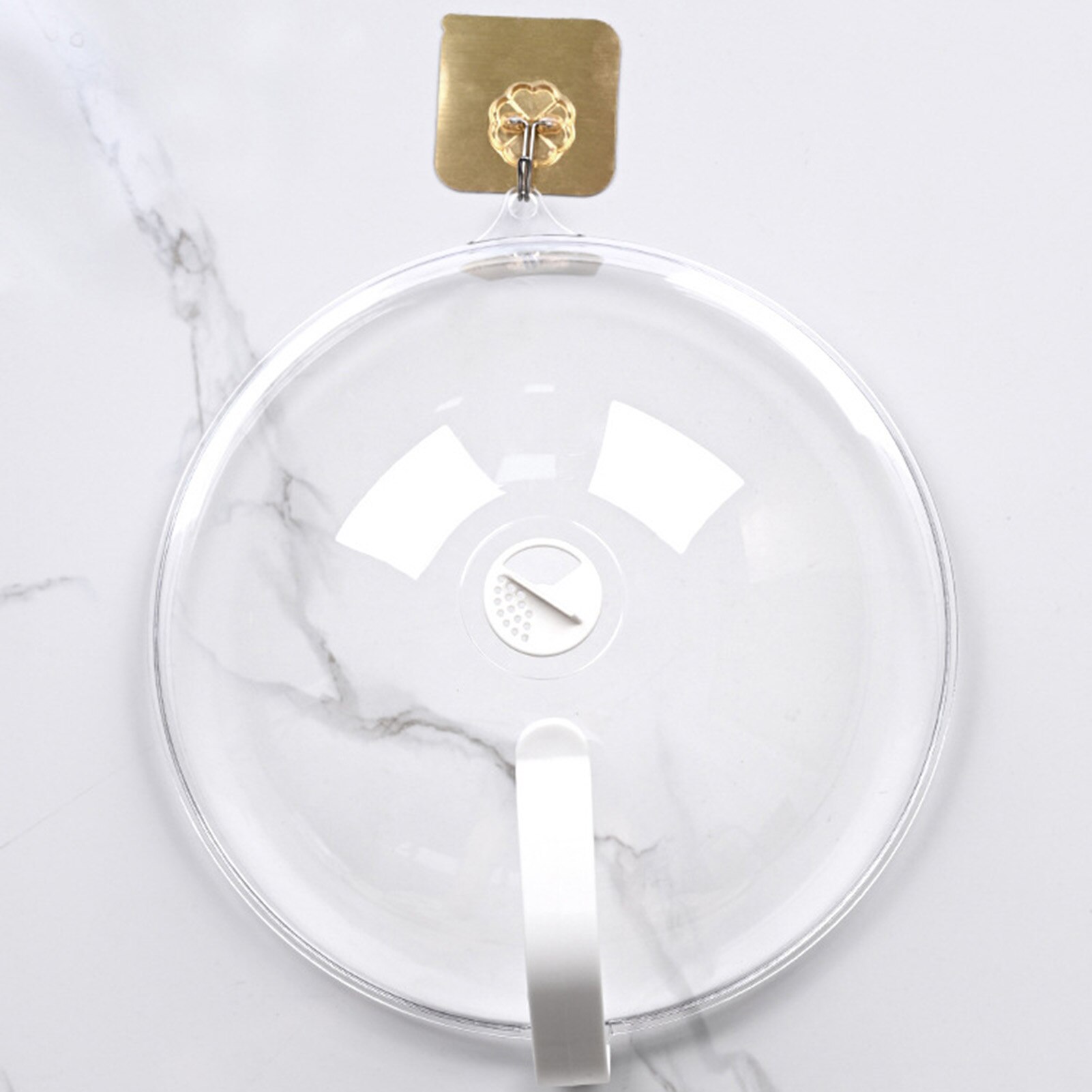 Magnetron Voedsel Cover Transparant Anti Sputteren Cover Handvat Herbruikbare Luchtdicht Voedsel Covers Home Handvat Hittebestendige Deksel