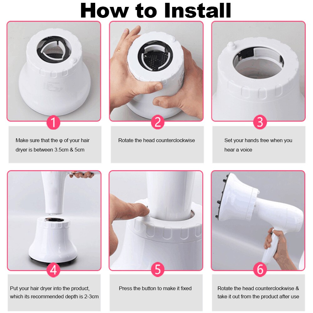 Hair Drier Diffuser Adjustable Blow Driers Diffuser for Curly or Wavy Hair Styling Accessories Salon Hair Tool