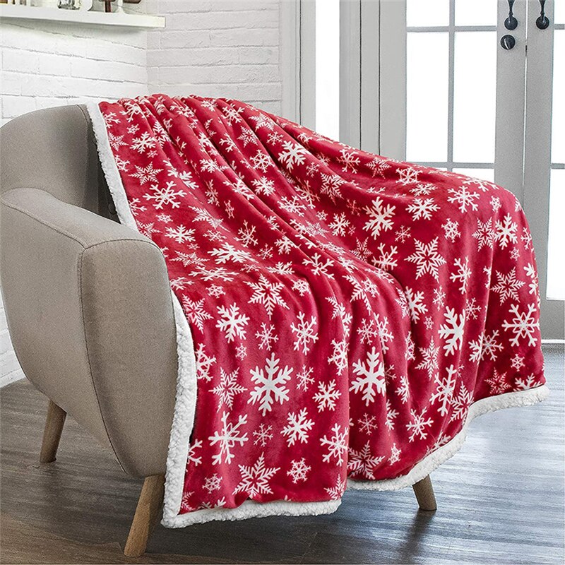 Kerst Plaid Dekens Gooi Wollen Dekens Voor Bedden Dubbellaags Winter Comfort Katoen Fluffy Pluche Deken: MT-5