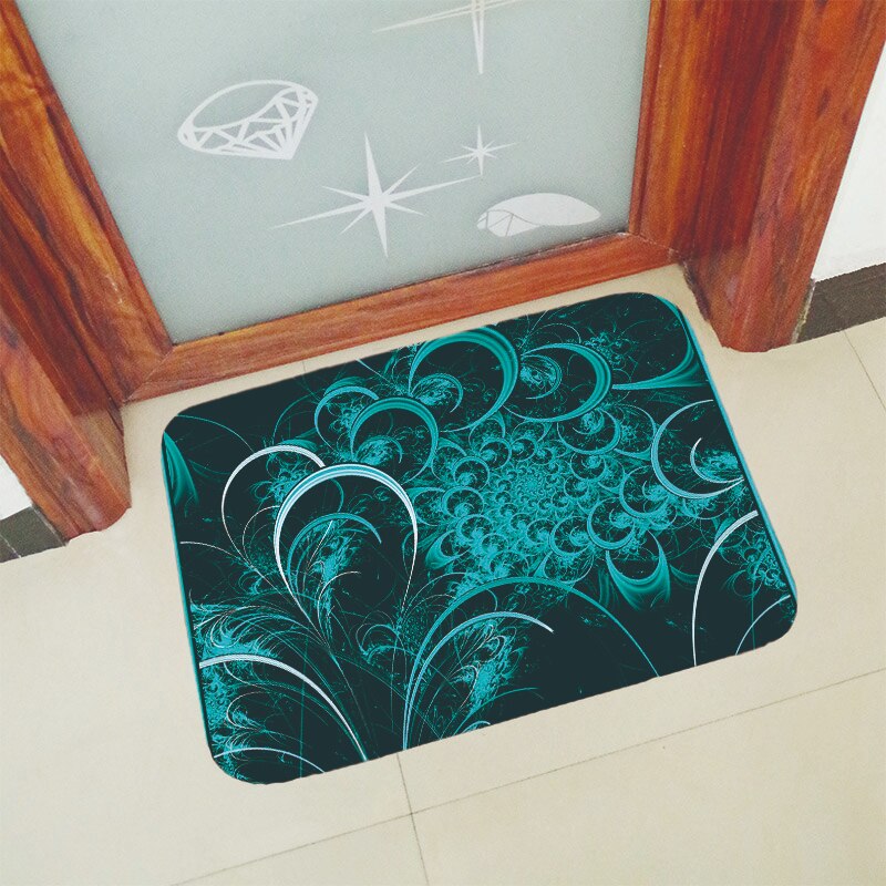 Moderne geometrisk trykt antiskli dørmatte for inngangsdørmatter utendørs innendørs inngangsdørmatte tykkere flanell 40 x 60cm 50 x 80cm: Ga 18 4 / 40 cm x 60cm