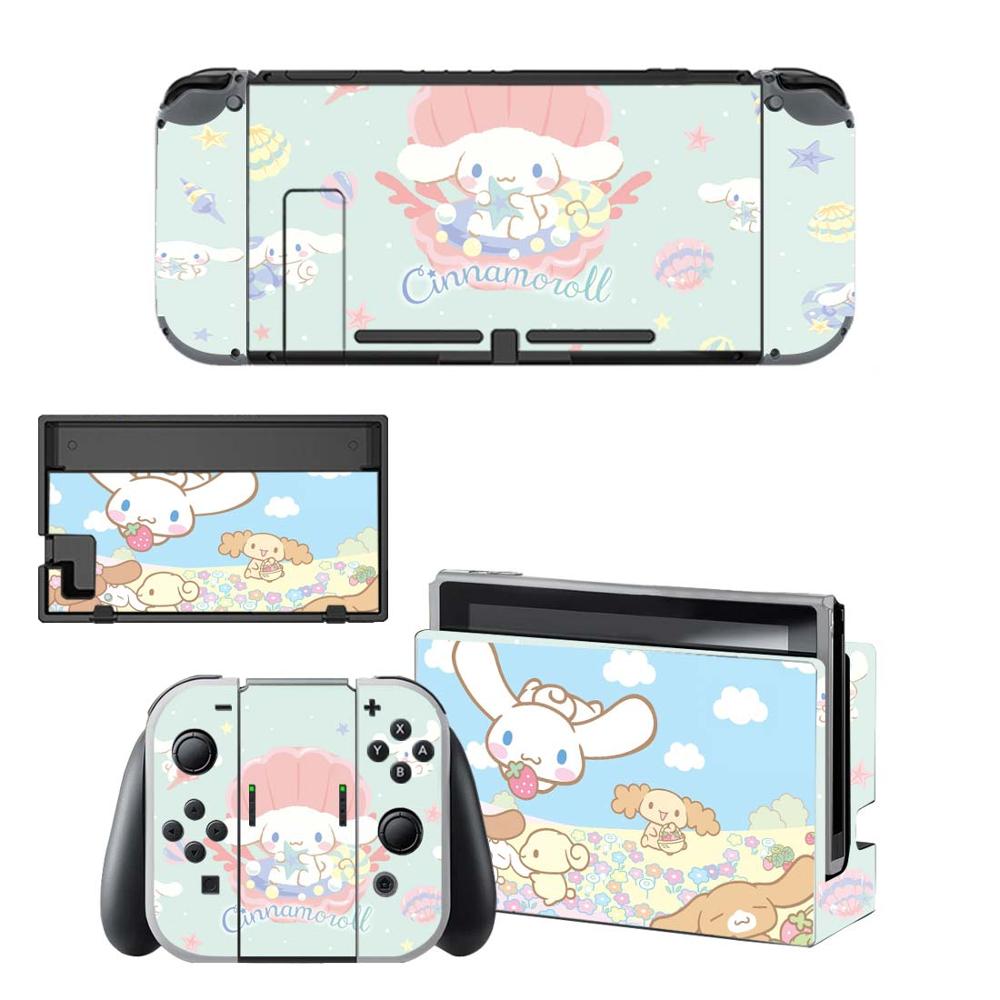 Vinyl Skin Protector Sticker Skins for Nintendo Switch NS Console + Controller + Stand Holder Dock Stickers