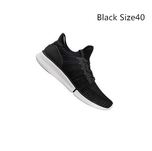 Original Xiaomi Mijia Smart Running Shoes Sports IP67 Waterproof Support Smart Chip (Not Including): Black Size40