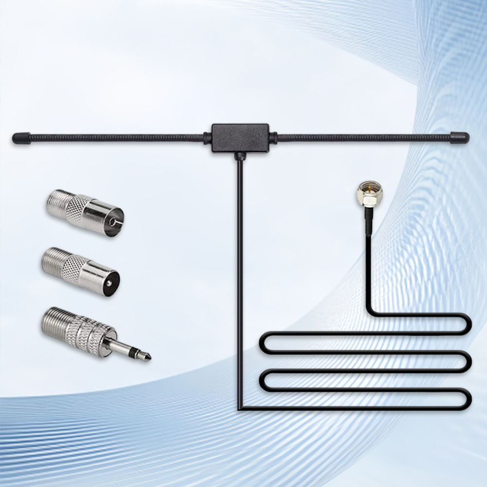 Universal Car Stereo AM FM Dipole Antenna 75 Ohms FM Sheep Horn Antenna Car Dipole Antenna for Vehicle Car Truck SUV