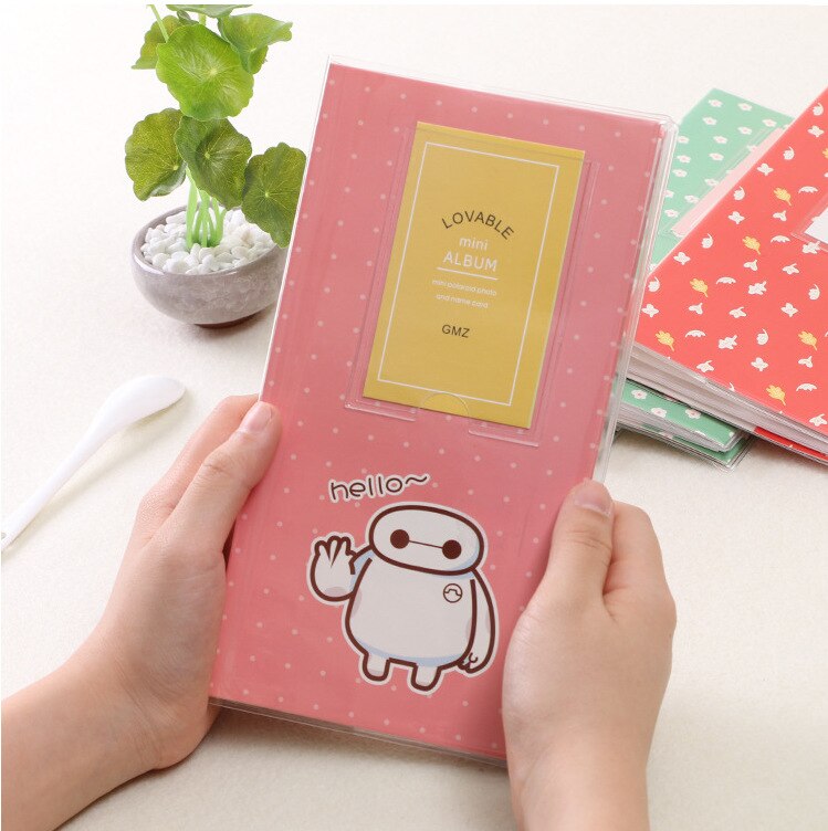 Los Fick – Album Photo avec 84 pochettes, coloré, pour Fuji Instax Mini 7s 8 25 50s: Baymax