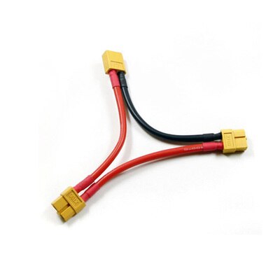 2Packs XT60 Deams EC5 Trx TX60 XT90 Seriële Draad Switch Cable Connector Rc Lipo Batterij: 1 Male T 2 Female