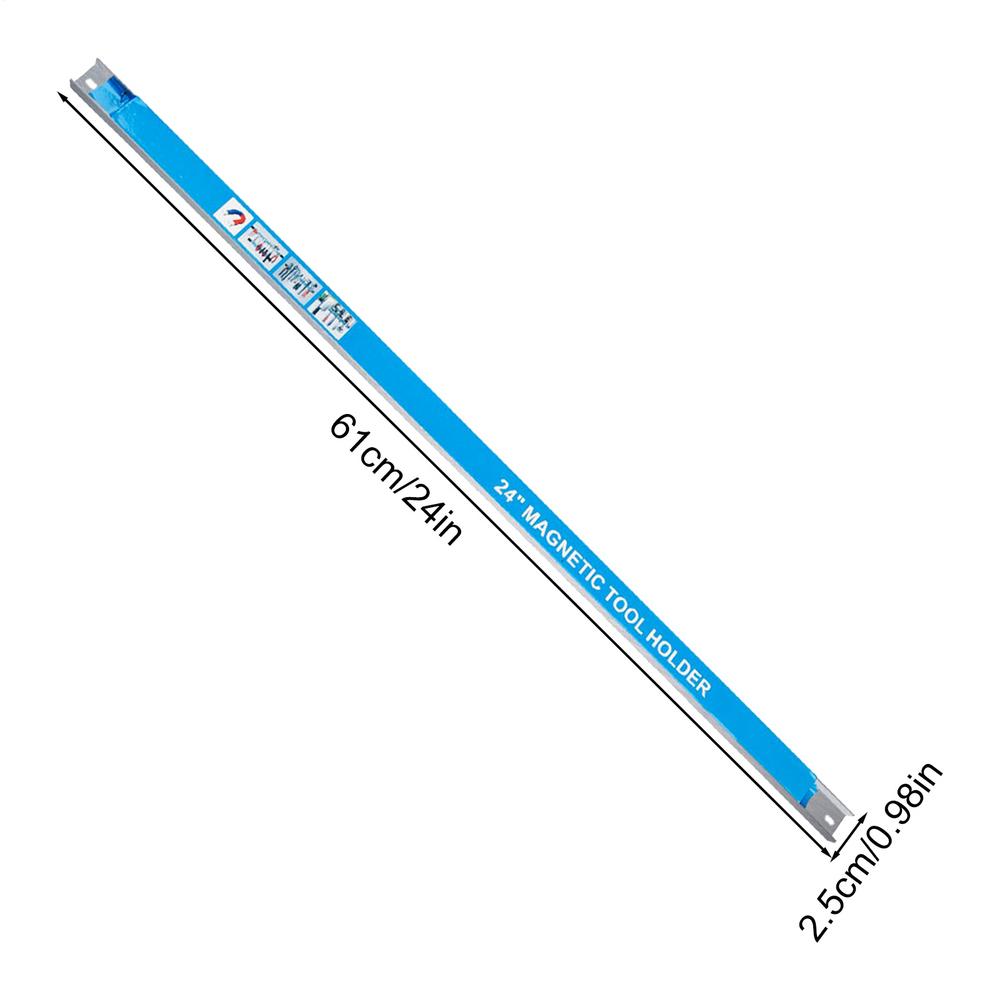 Organizador de herramientas magnético, soporte magnético para herramientas de montaje en pared, tablero de banco de trabajo montado, organizadores de imanes eléctricos, accesorios de taller: Verde