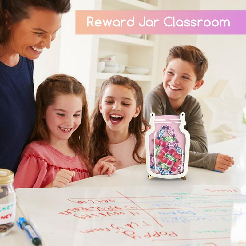 Candy Jar Reward System Incentive Jar With 30pcs C... – Grandado