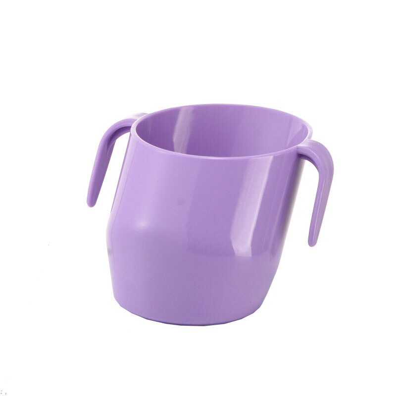 1Stck Neue freundlicher Baby Doidy Tasse Baby Ausbildung Trinkbecher geneigt Tasse Für freundlicher Baby Waschen Tasse Wasser Tassen: LILA