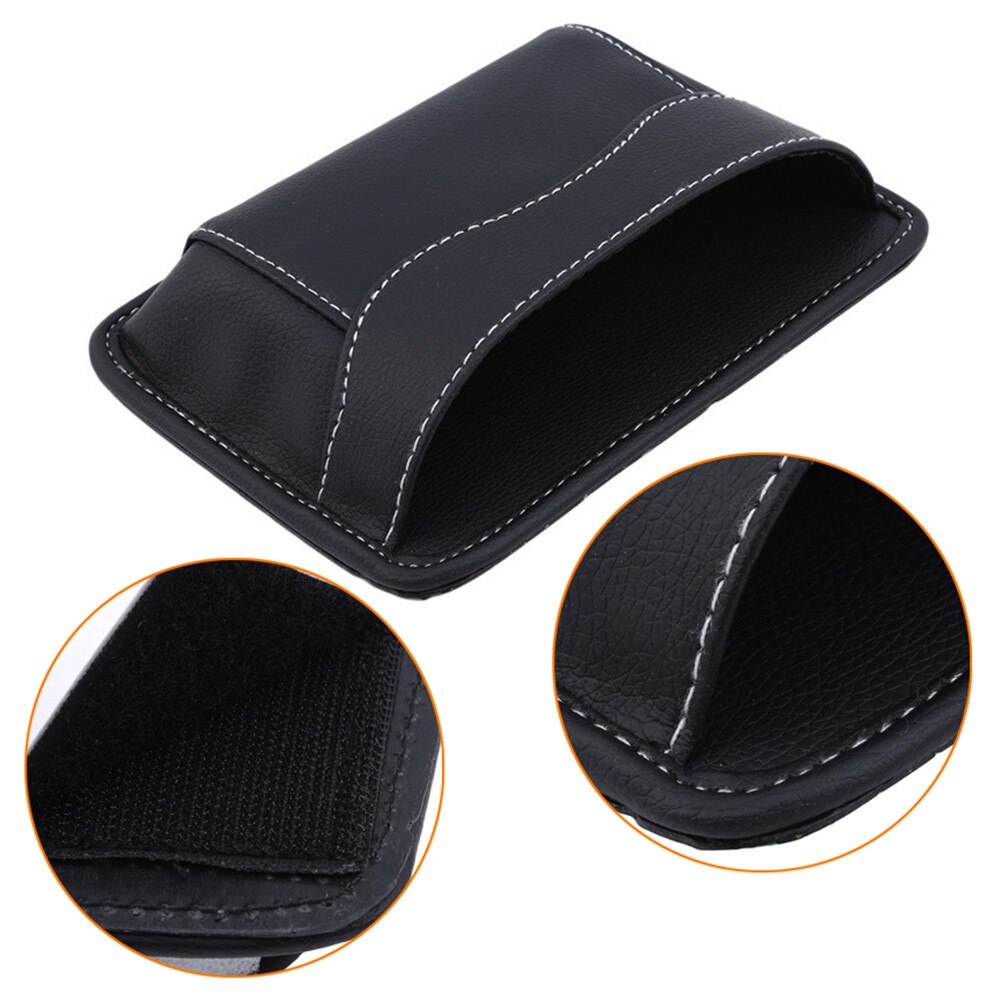 Auto Storage Organizer Car Pouch Bags Car Storage Box Collecting Bag for Cards Mobile Phone Sticky Bag Interior Accessories