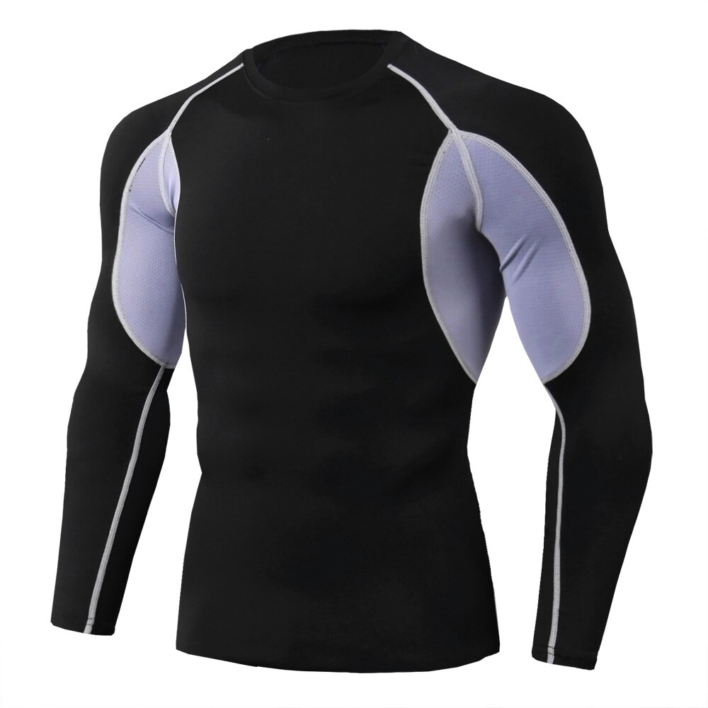 Men's running long sleeve shirt men: HZB7-05