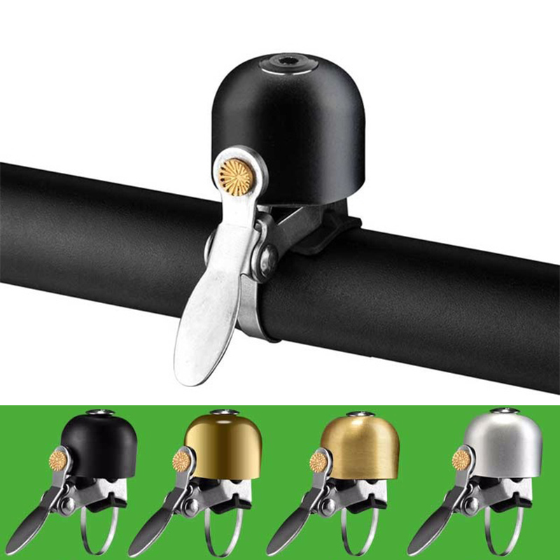 ROCKBROS Mini Bicycle Bell Bike Horn Copper Alloy Cycling Handlebar Safety Warning Loud Horn Classic Bike Call Accessories