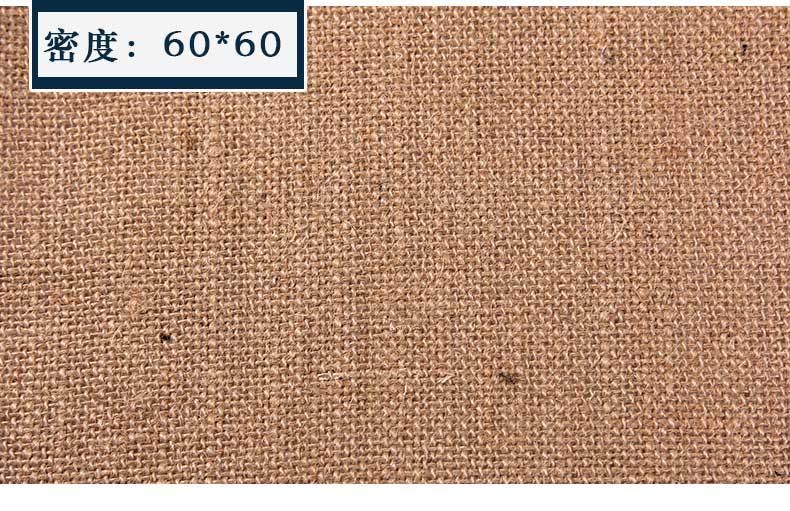 yellow linen natural hemp cloth of various specifications of density spot -007: 60x60
