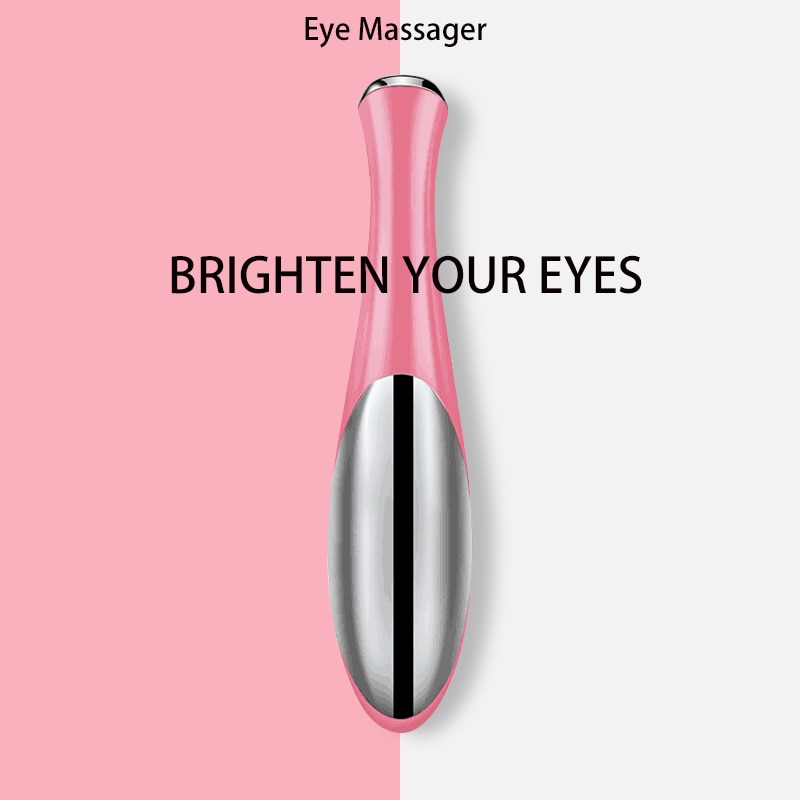 Caneta portátil de massagem para os olhos, vibração elétrica, remoção de inchaço do círculo escuro, rejuvenescimento da pele, 1 peça