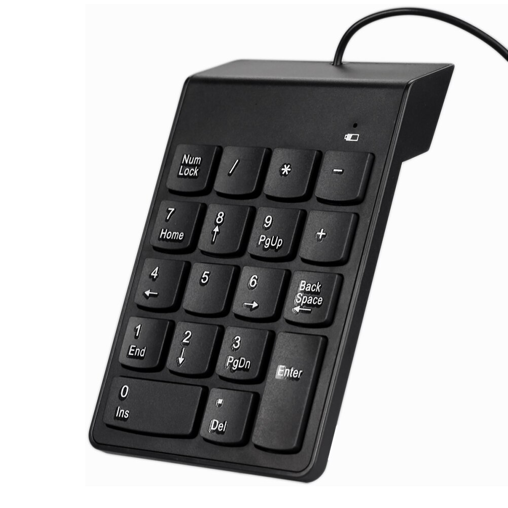 USB Number Pad Numpad Numeric Keypad 18 Keys Keyboard For Laptop Deskto PC