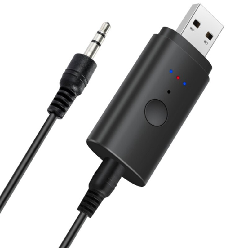 Bluetooth Adapter USB Bluetooth 5.2 Transmitter One For Two Free Drive USB/AUX Dual Output: Default Title
