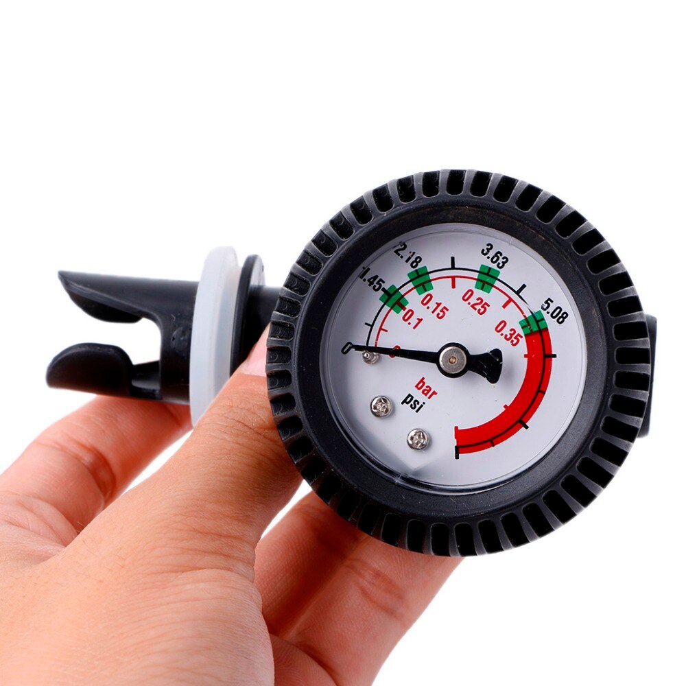 PVC pressure gauge air thermometer for inflatable boat kayak test air pressure valve connector climbing accessories