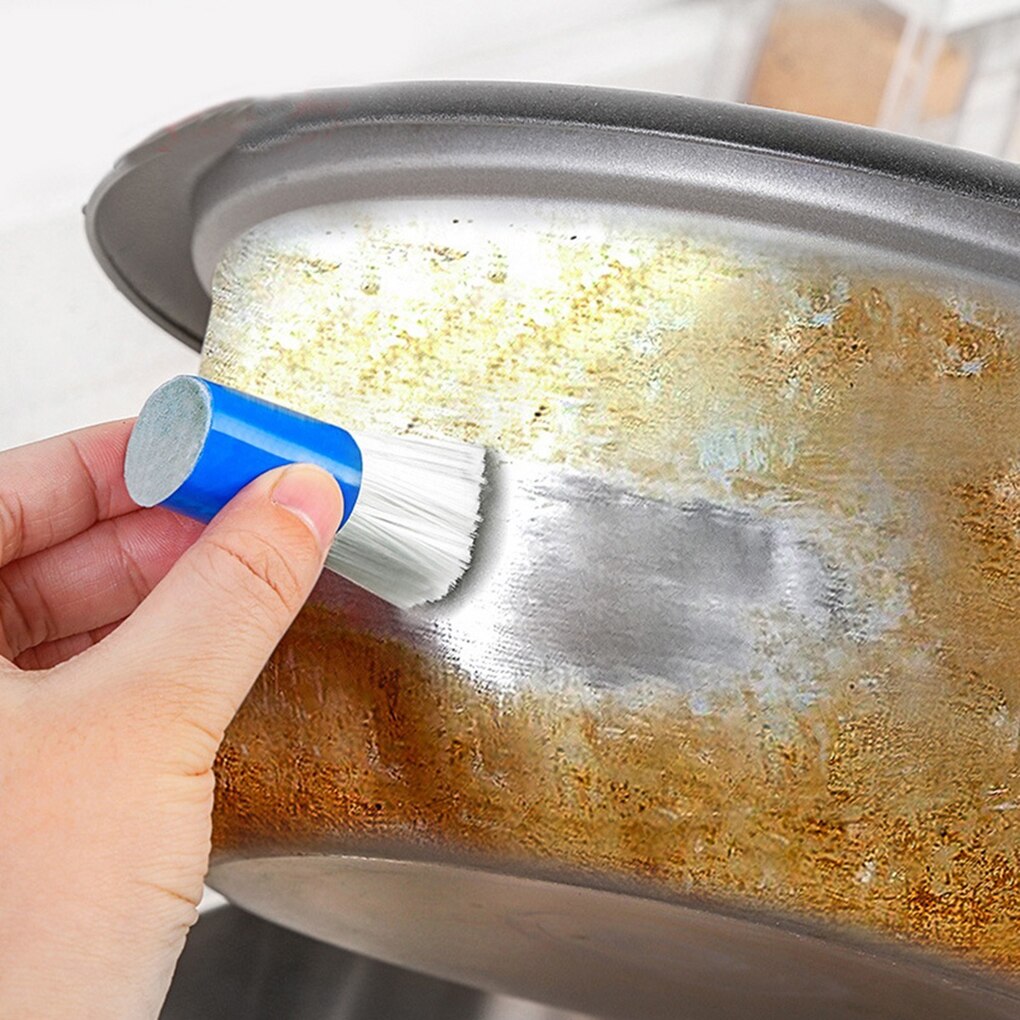 2 stücke Farbe Zufällig Edelstahl Reiniger Rost Entferner Küche Kochen Bank Stock Pinsel Startseite Liefert