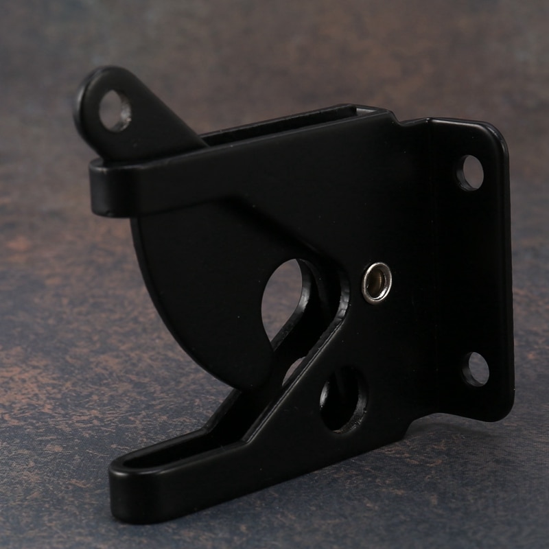 Self Locking Gate Latch Automatic Gravity Lever Fence Gate Lock for Wood Fence Gate Door Latches Steel Black