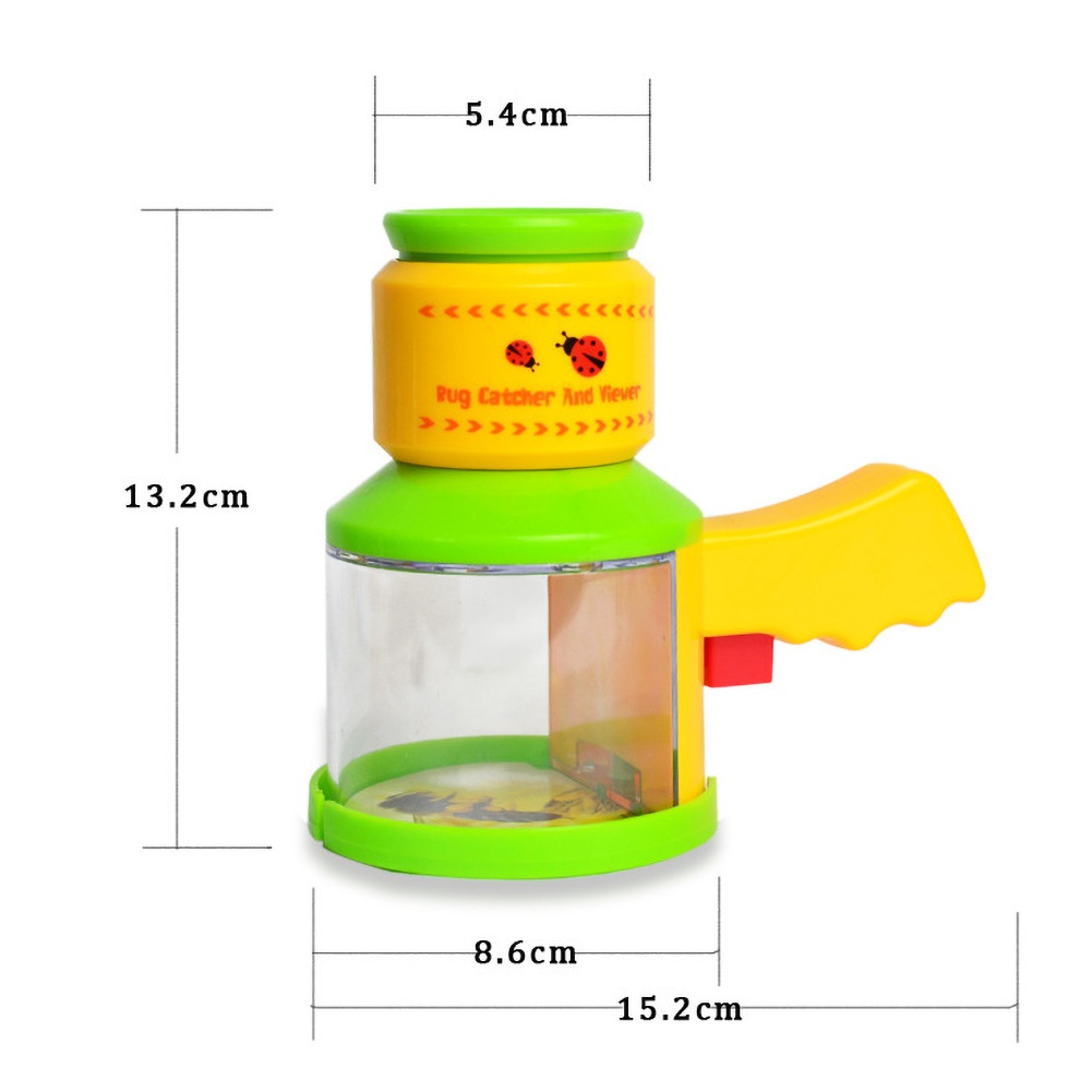 4 Uds. De pinzas de botella de red para atrapar insectos al aire libre para niños, juguete educativo para la ciencia, Visor de insectos, perfectos