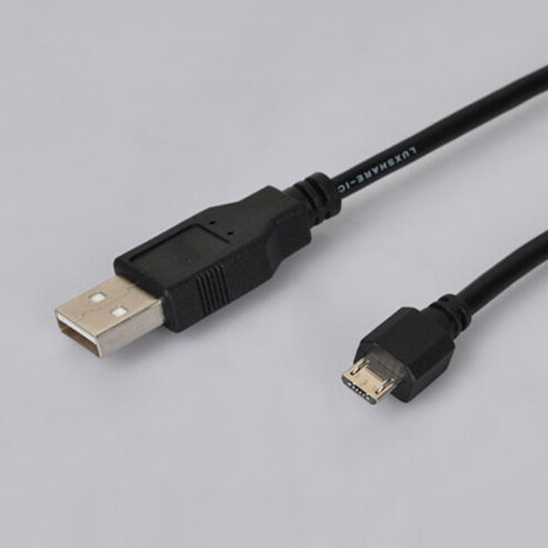 Cable de datos de carga micro usb negro para mando de ps4 playstation 4
