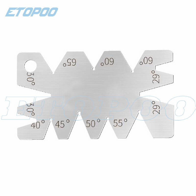 Drill Bits Angle Gauge Stainless Steel Corner Front Edge Gauge Meter Sharpening Inspection Drill Bits Angle Inspection Gage: 1pc A