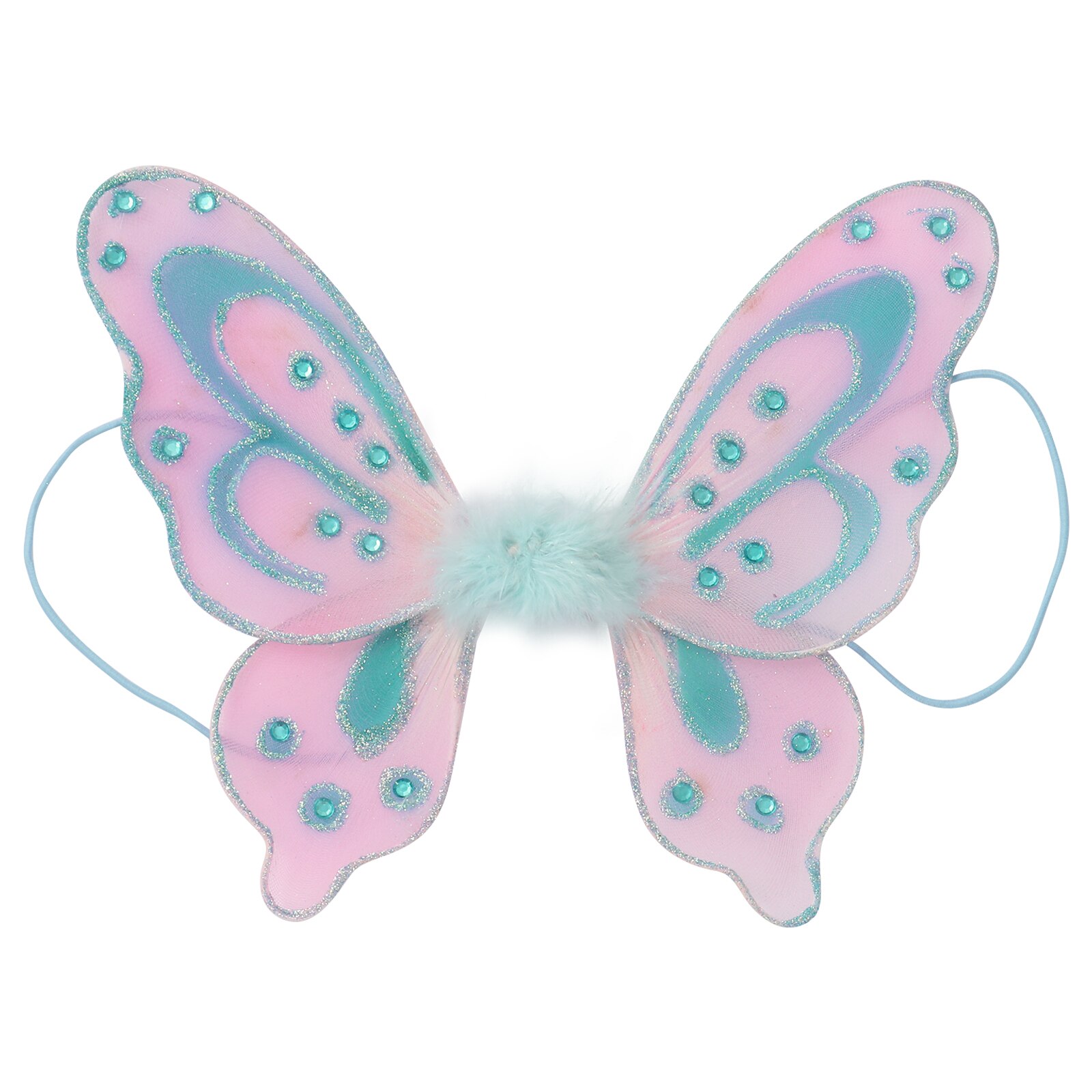 Fairy Elf Prinses Angel Vleugels Voor Vrouwen Meisjes Halloween Party Cosplay Kostuums Vlindervleugels Stage Performance Fotografie: Blue