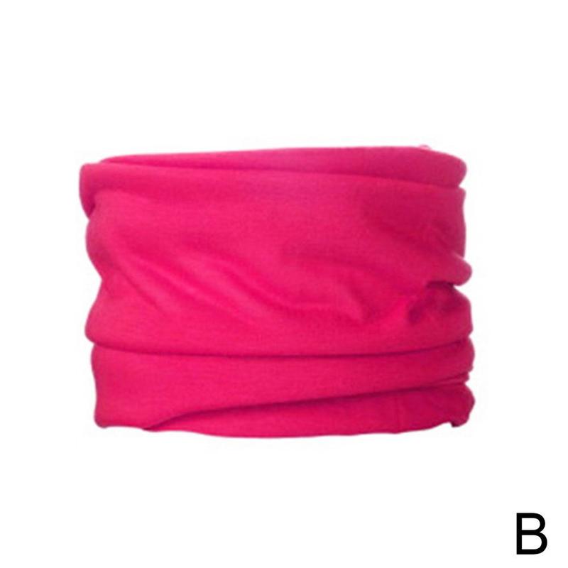 Seide Schal Unisex Magie Schal Outdoor Sport Fahrrad Bandanas Balaclava Wärmer Rohr Stirnband Radfahren Neck Schal Reiten Bike J4C0: red