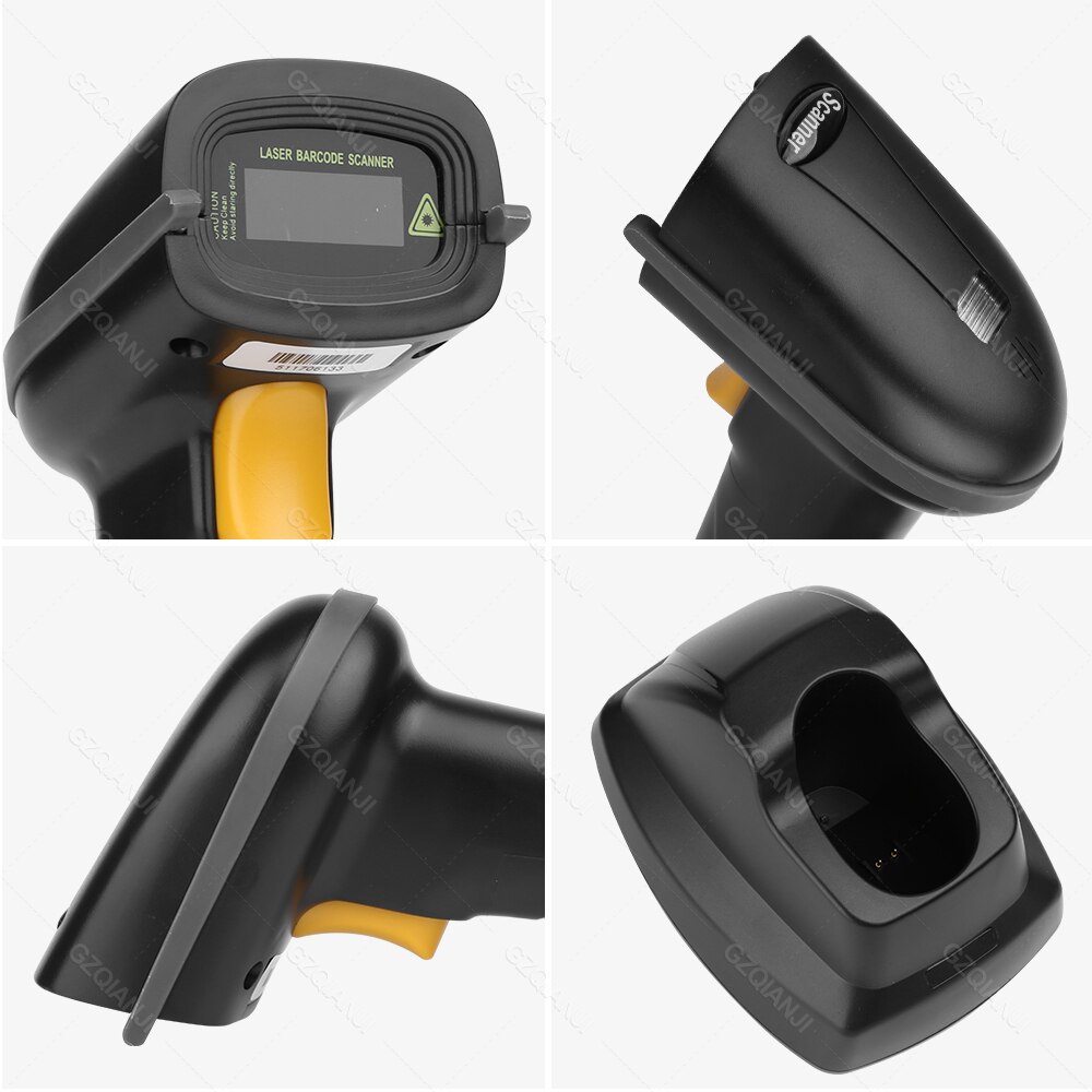 Bluetooth Wireless Barcode Scanner 1D 2D QR USB Charging Base Handheld Bar Code Reader Scanner Automatic Sensing Fast Precise
