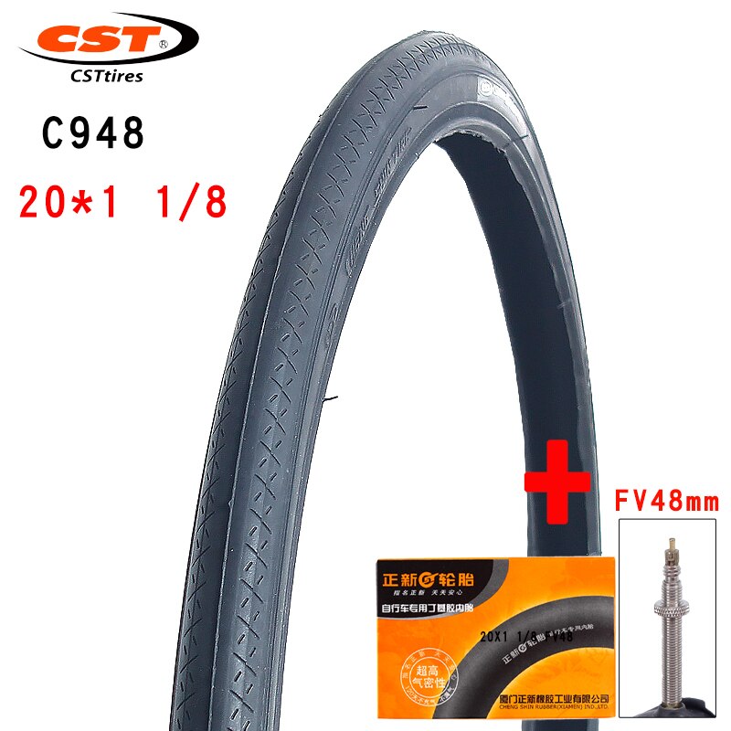 CST-neumáticos para bicicleta plegable de 20 pulgadas, C948 C714, 451, 20x1, 1/8, 20x1, 3/8, diámetro pequeño: 20X1 1-8And FV48
