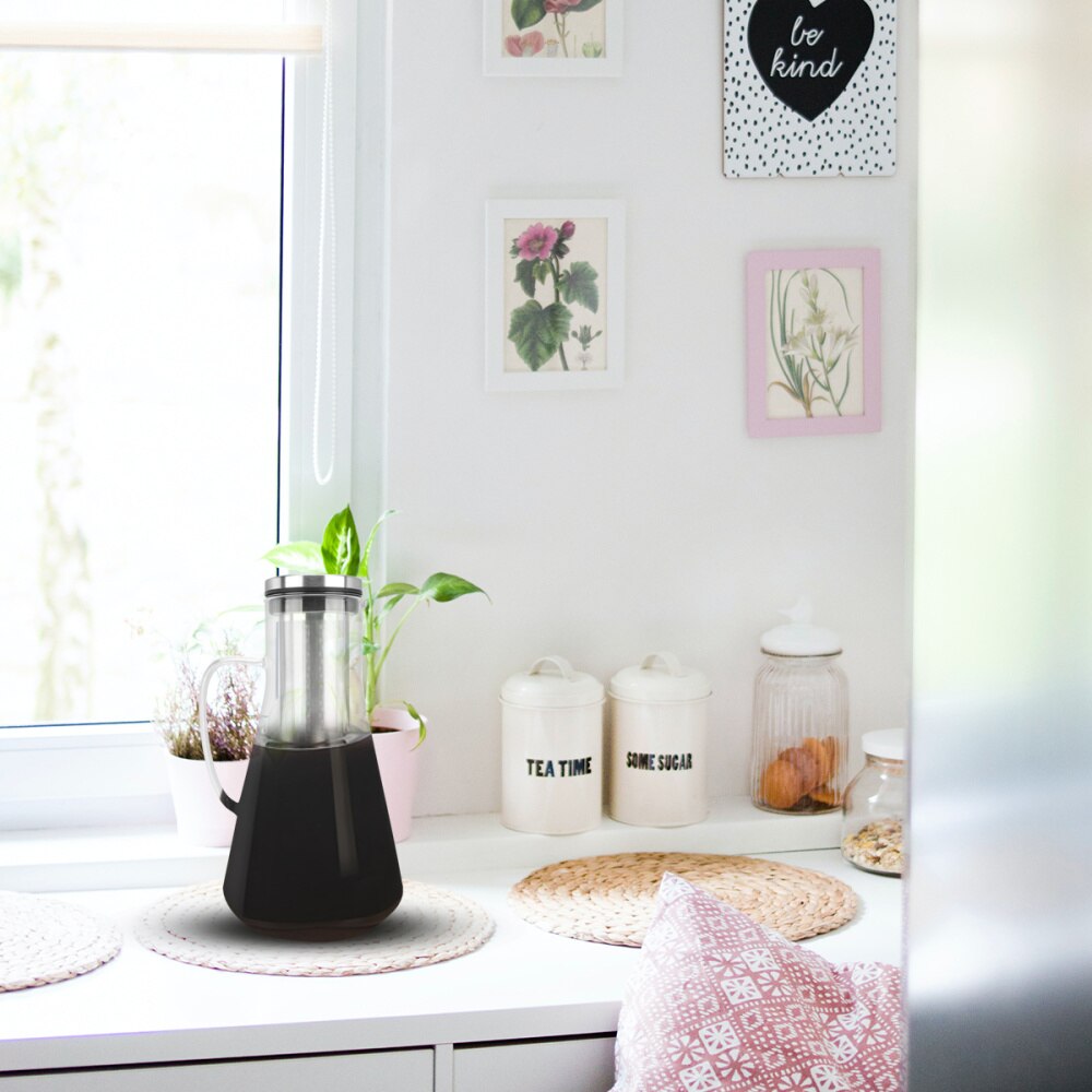 1pc Home Coffee Maker Office Coffee Machine 1600ML Cold Brew Drip Coffee Pot