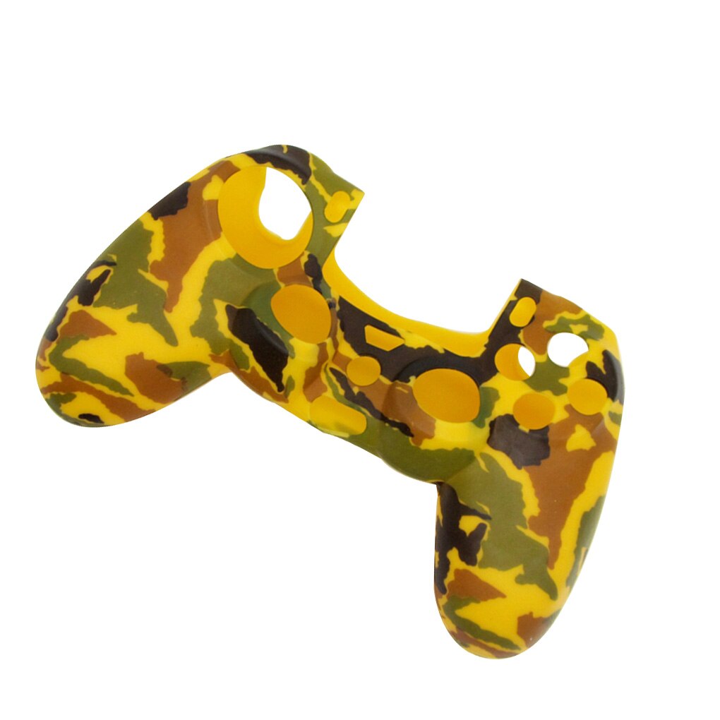 Replacement for PS4 Wireless Controller Case Camouflage Printing Soft Silicone Gel Skin Protective Rubber Cover