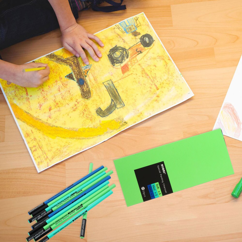 10pcs Useful Drawing Sketch Pencils Durable Artist Pencils Drawing Supply