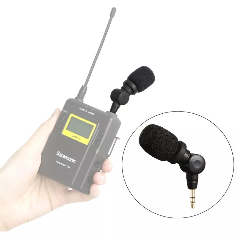 Saramonic SR-XM1 3.5mm Wireless Microphone GoPro Vlog Video Mic for Gopro 8 Max 7 6 TRS Plug Action Camera DSLR Sony RX100 VII