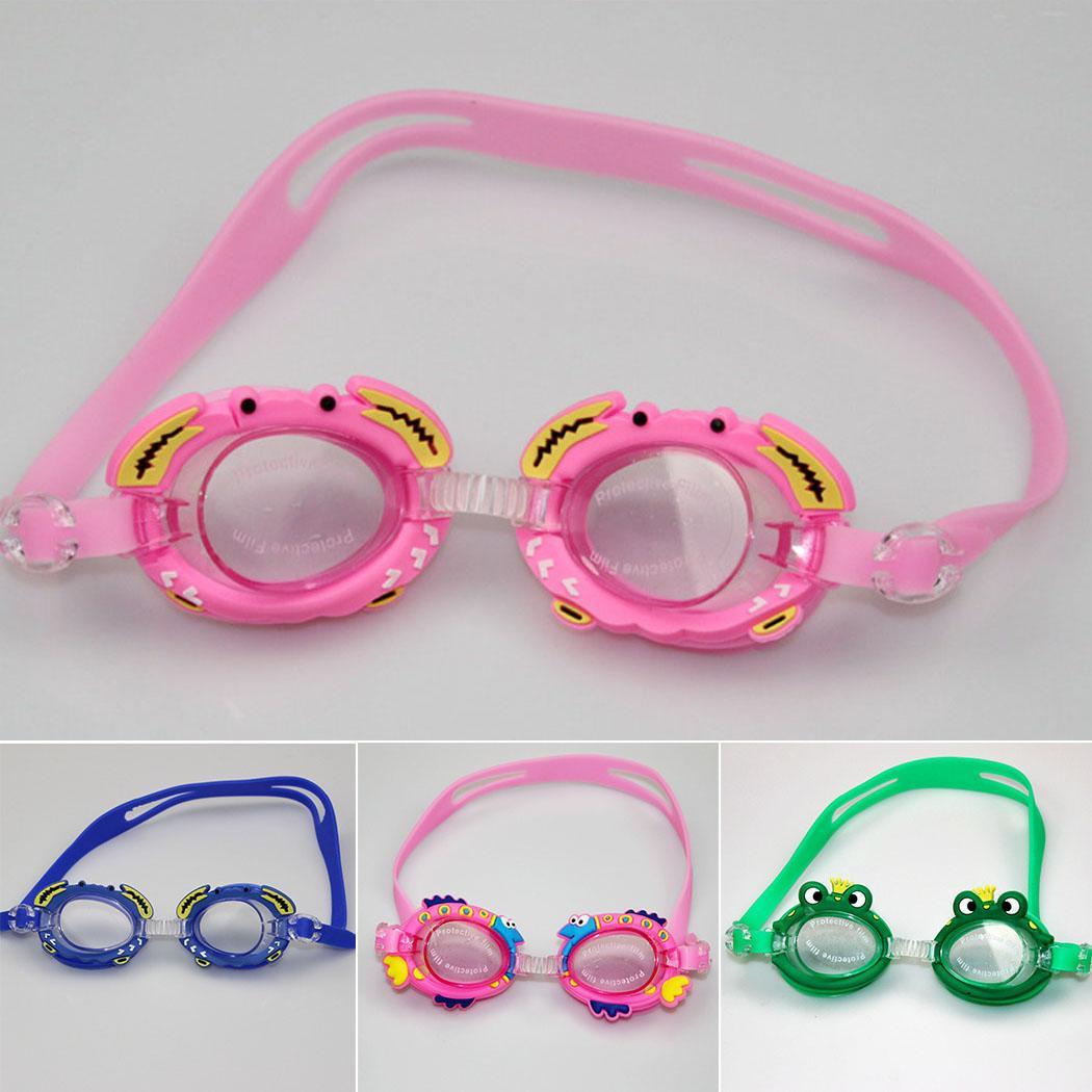 Niños Linda forma Animal impermeable suave 3-8 años de edad Anti-niebla, gafas de natación Anti-niebla a prueba de agua