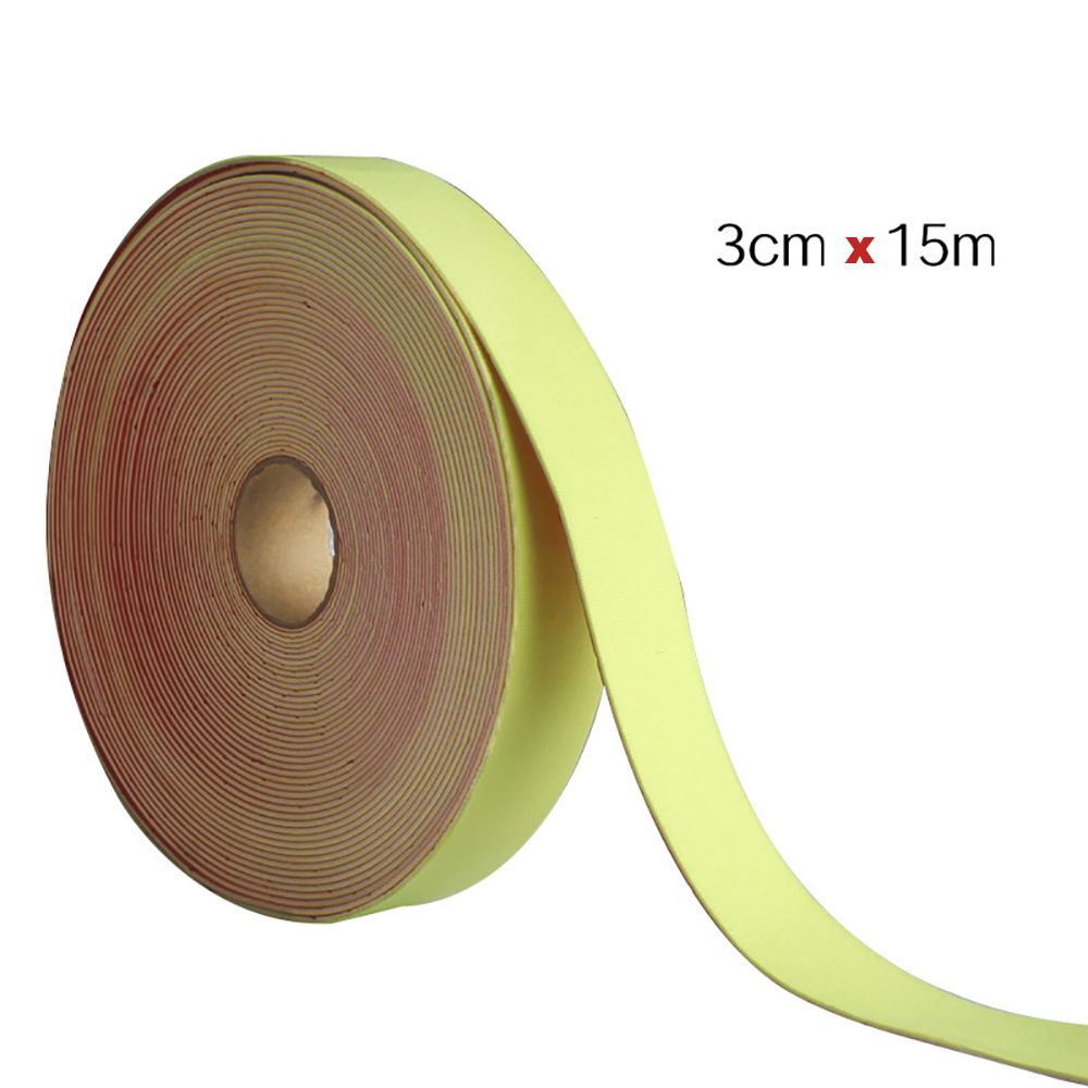 Tofar 15m 3 Schichten Stoff Filz Stoff kante für Fenster tönung Rakel Vinyl Auto verpackung kein Kratzer selbst klebendes Schutz puffer band: Gold